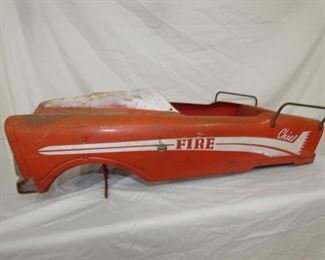 MURRAY FIRE CHIEF PEDAL CAR BODY