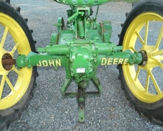 VIEW 5 BACKVIEW John Deere MODEL B