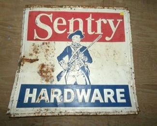 28X38 EMB. SENTRY HARDWARE SIGN