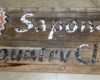 8FT.X4FT WOODEN SAPONA COUNTRY CLUB