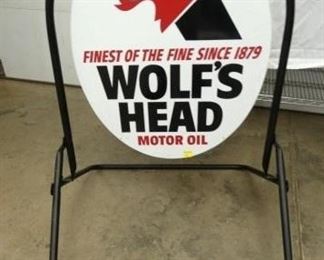 27X49 WOLFS HEAD SIDEWALK SIGN