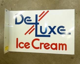 18X12 DELUXE ICE CREAM FLANGE SIGN