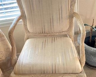 16- $195 Pair of armchairs 39”h x 2’W x 19”D 			