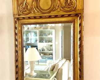 19- $80 Gold composite mirror 55”T x 28”W 