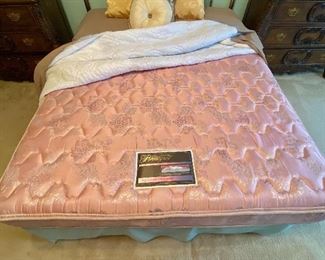 29-Queen size bed brass headboard 52”H 					$195