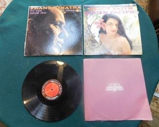 Four LP Records including Frank Sanatra