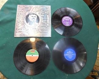 Four LP Records including Kenny Rogers