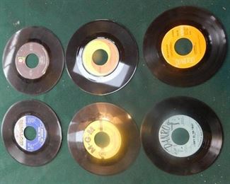 Six 45 RPM Records including The Jackson Five