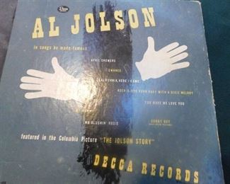 Vintage Al Jolson Record