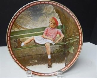 1987 Collectors Plate Edwin Knowles "Breaking the Rules"