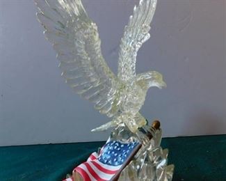 Acrylic Eagle & Flag