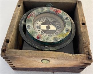Antique Compass /own box