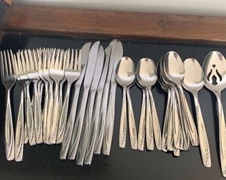 Vintage 40 Piece Stainless Set