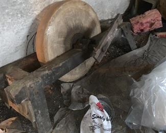 Massive primitive grinding wheel!!!