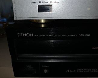 Ion TTUSB05 USB turntable and Denon DCM-340