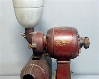 Antique Holwick, Electric Coffee Grinder, With Robbins And Myers 1/4 Horsepower Motor