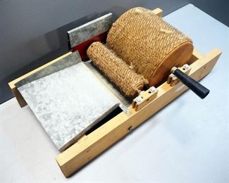 Curtis Fricke Drum Carder Including Whitmore Number 10 Wool Card, EB Frye And Son Number 8 Wool Cards, Qty 2 Each