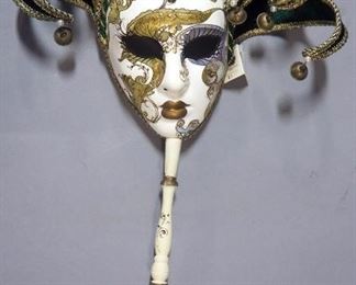 Maschera Del Galeone Handmade Italian Carnival Masks, Qty 2, And Gueros Carnival Eye Mask