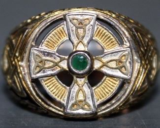 Men's Power Of The Celtic Cross Ring, Size 11