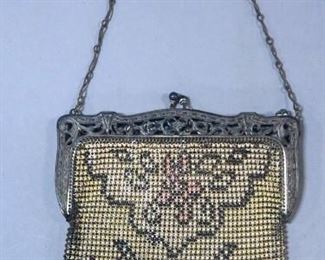 Whiting And Davison Vintage Metal Mesh Handbags, Qty 2, And Mandalian Mesh Handbags, Qty 2