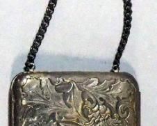 Vintage Mondaine Paris Gold Metal Enameled Jeweled Rhinestone Makeup Compact, And Engraved Silver Compact