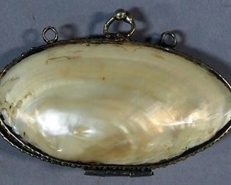 Vintage Clam Shell Purses, Qty 3, Metal Mesh Coin Purse, And More