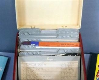 Vintage Children's 45 Records Including, Classic Fairytales, Frosty, Rudolph, Liberace, Hop Along Cassidy, And More, Approx Qty 31, Includes Vintage Record Case