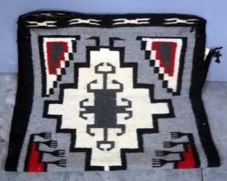 Woven Wool And Cotton Rugs, Qty 4,