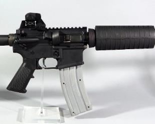 CMMG MK-4 AR-15 .22 LR Rifle SN# SCM-107080, 3 Total Mags, Adjustable Stock, Fluted Muzzle, In Box