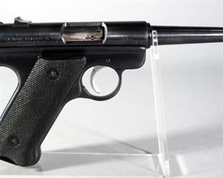 Ruger Standard Model .22 LR Pistol SN# 50704, Pre-Mark I, Early Black Eagle Grip, Mfg 1952, 2 Total Mags, In Soft Case