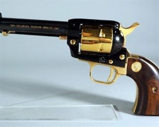 Colt Frontier Scout .22 LR 6-Shot Revolver SN# 11800K, Never Fired, Oklahoma Diamond Jubilee 1890-1965 Commemorative, In Display Box