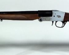 Derya Arms Tradition 12 ga Top Break Shotgun SN# R027477, Nickel Receiver, Single Shot, With Compensator