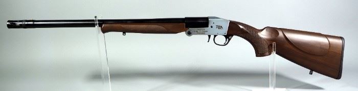 Derya Arms Tradition 12 ga Top Break Shotgun SN# R027477, Nickel Receiver, Single Shot, With Compensator