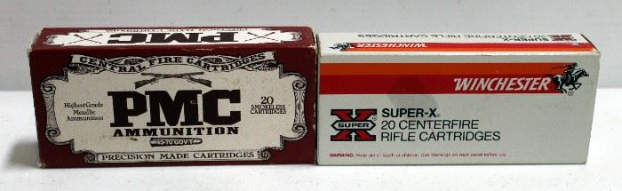 PMC And Winchester 45-70 Govt Ammo, Approx 40 Rds