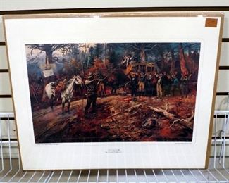 Frederic Remington And Charles M. Russell Western Prints, Each 20" Wide x 16" High, Total Qty 4

