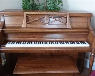 Chickering Model 4514 Upright Piano with Bench