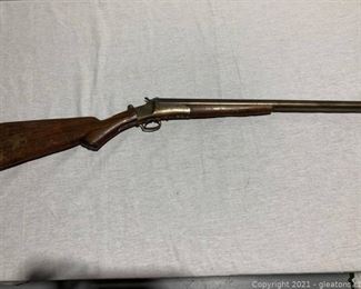 Antique Champion Break Open Single Barrel Shotgun