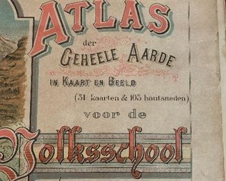 Handwritten date of 1896. Student Atlas. Very nice illustrations. 