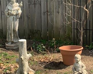 Garden statues. 