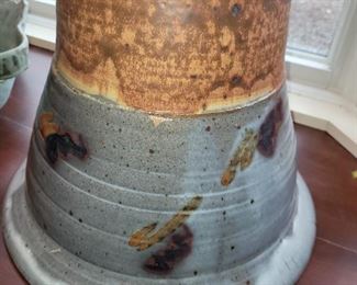 $200.00, Large 16" pot signed RB Richard Batterham