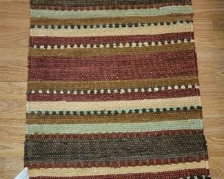 $15.00, Cotton woven rug 4'