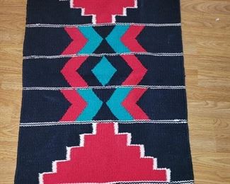 $20.00, New Artisan Rug 4' Red & Black