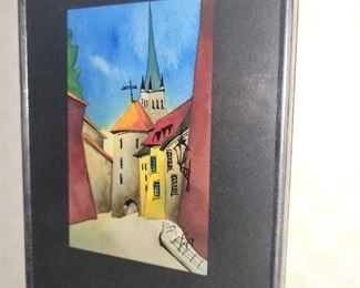$15.00, Miniature 4 x 3" Church