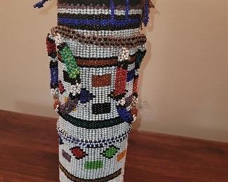 $30.00, Beaded African Man 11"