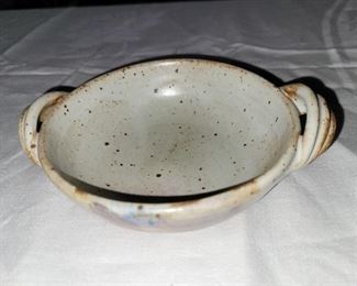 $6.00, 7" studio art pottery bowl
