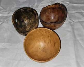 $30.00, Jerry McKay 4" wood bowls