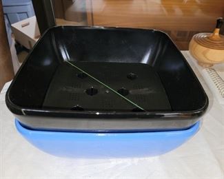 $10.00, 2 New plastic Bonsai pots