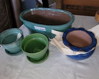 $15.00, New gardening pots 14" & 5"