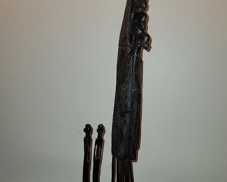 $35.00, African wood sculptures 18" largest