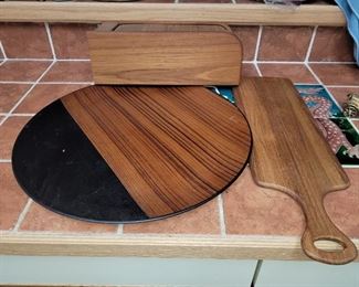 $15.00, 3 Teak pieces